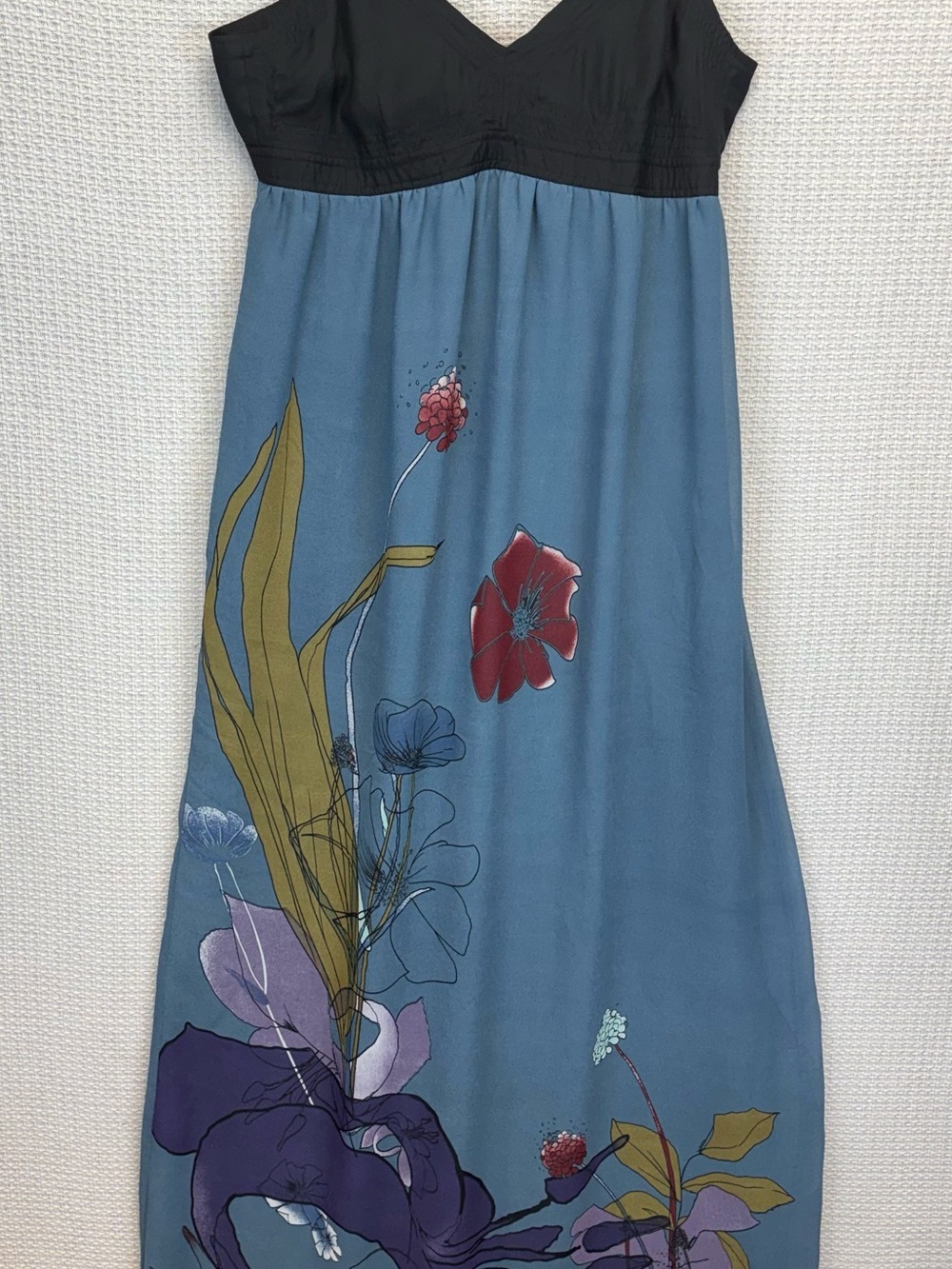 Whimsigoth Floral Babydoll Maxi Dress Sz S Flowy Garden Party Sugarlips Y2K Boho